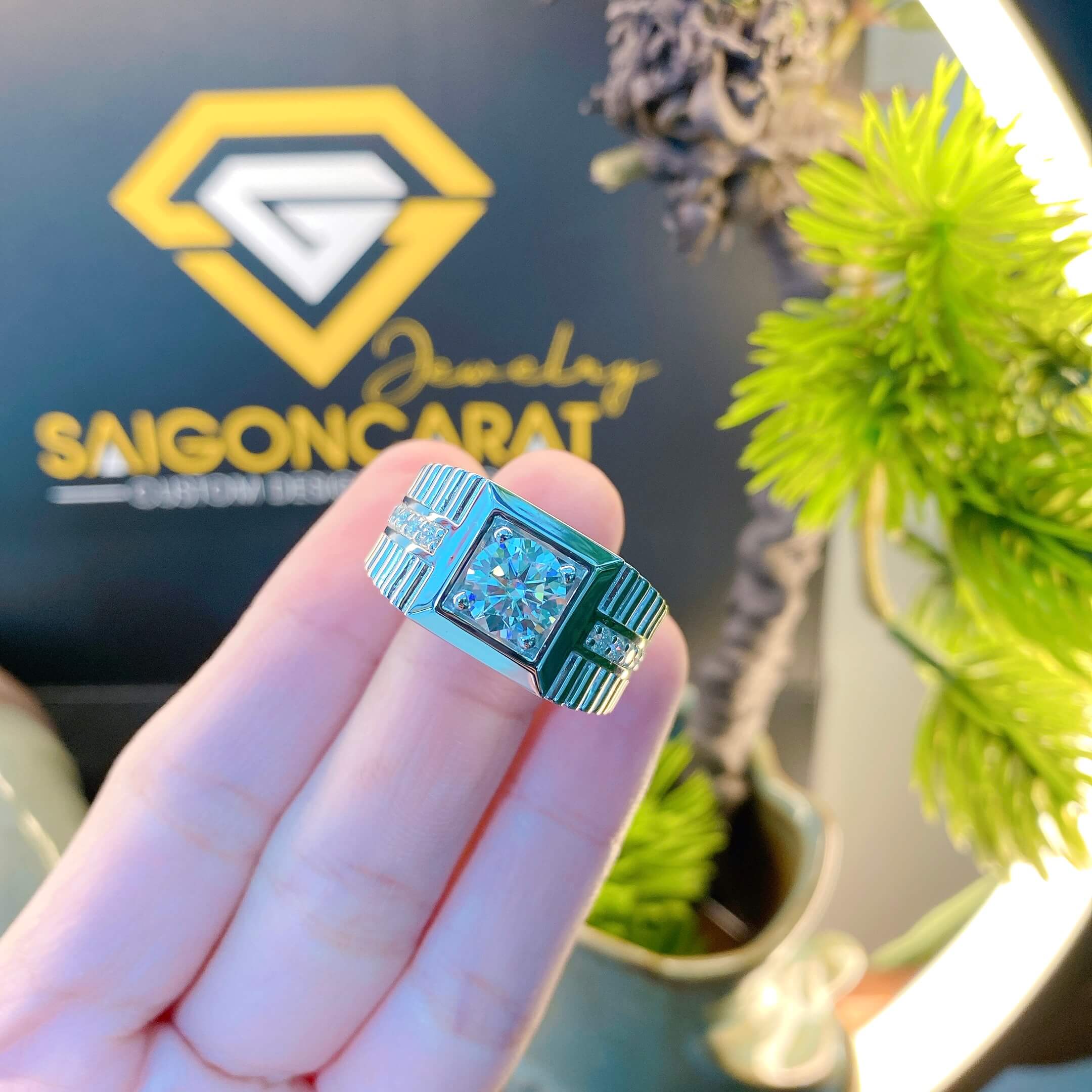 Mua Ổ Nhẫn Kim Cương Đẹp Tại SaigonCarat