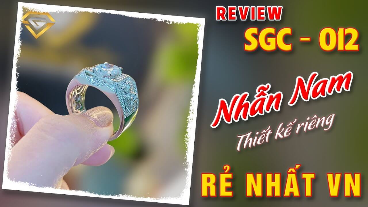 SGC-012 | Nhẫn nam thiết kế riêng RẺ NHẤT VN | SAIGONCARAT | Custom Jewelry Review