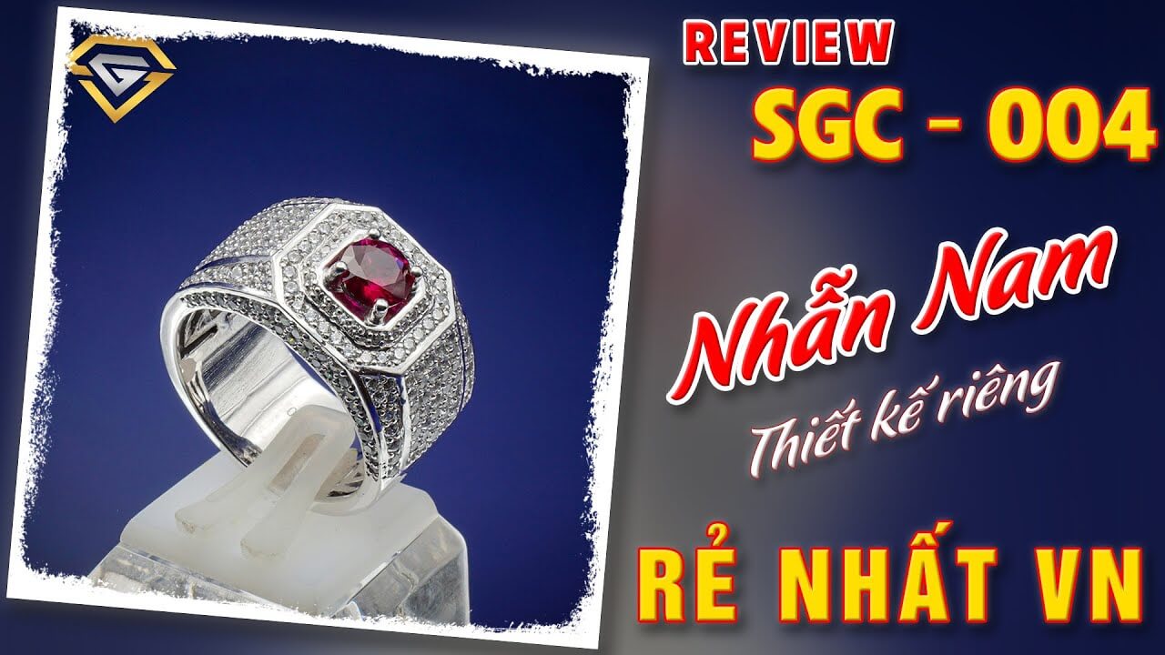 SGC-004 | Nhẫn nam thiết kế riêng RẺ NHẤT VN | SAIGONCARAT | Custom Jewelry Review