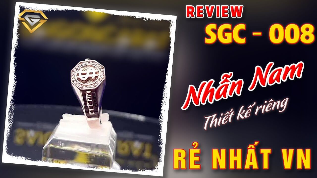 SGC-008 | Nhẫn nam thiết kế riêng RẺ NHẤT VN | SAIGONCARAT | Custom Jewelry Review