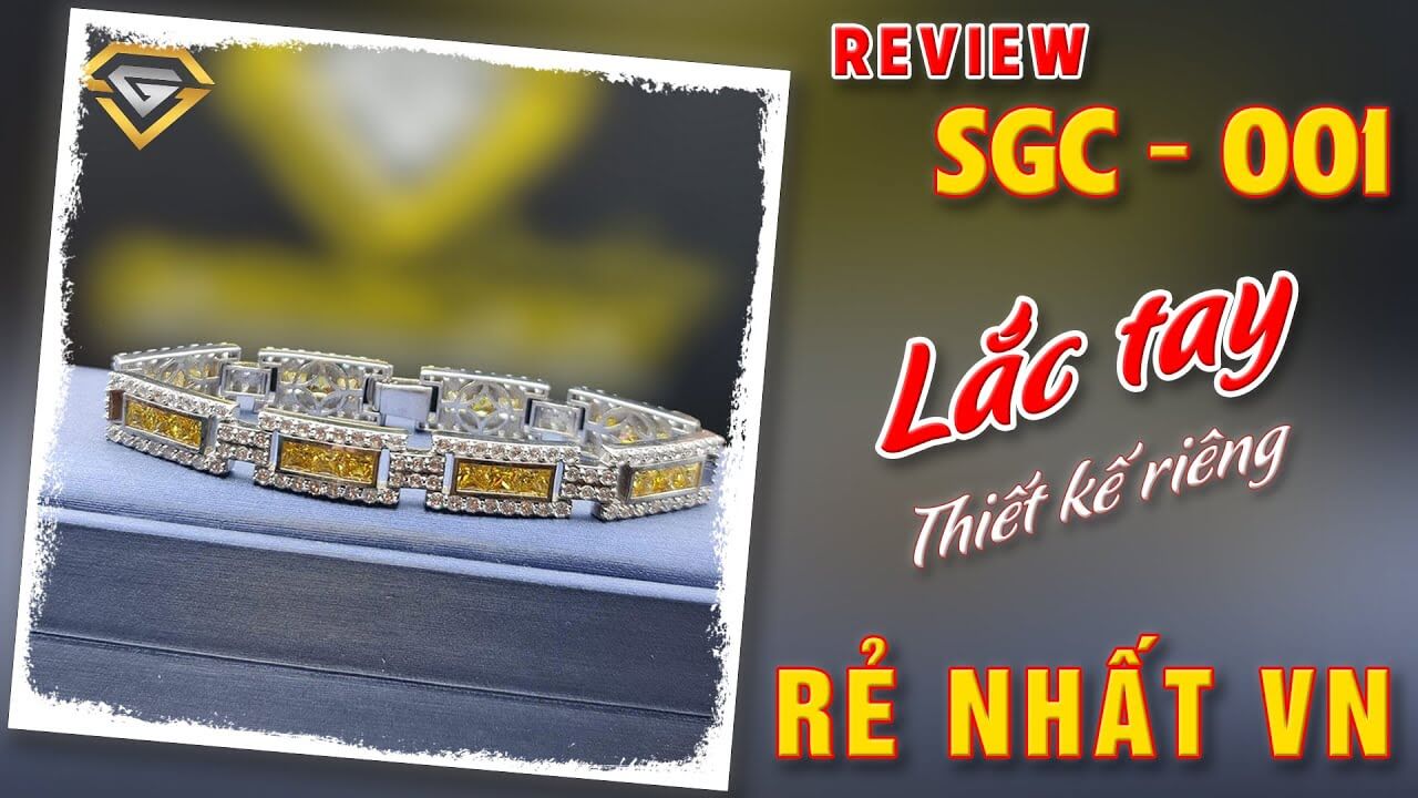 SGC-001 | Lắc tay thiết kế riêng RẺ NHẤT VN | SAIGONCARAT | Custom Jewelry Review