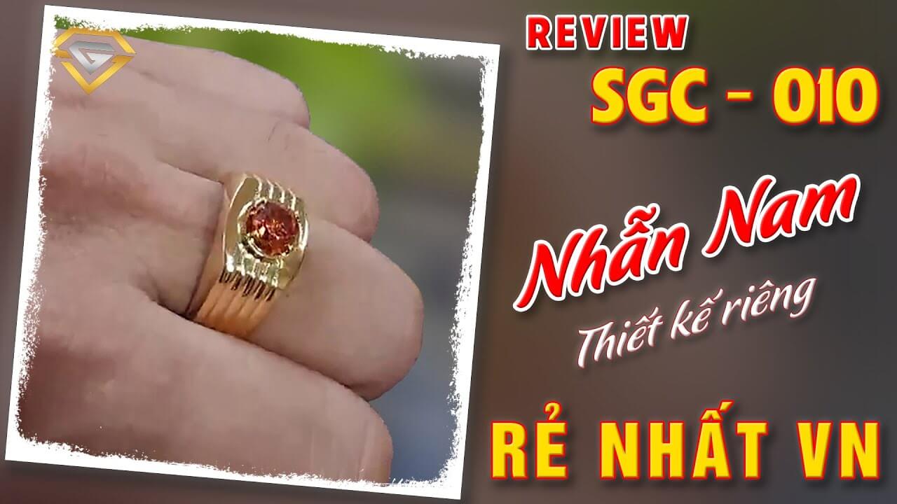 SGC-010 | Nhẫn nam thiết kế riêng RẺ NHẤT VN | SAIGONCARAT | Custom Jewelry Review