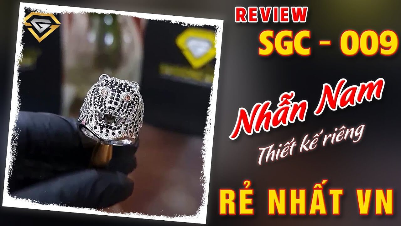 SGC-009 | Nhẫn nam thiết kế riêng RẺ NHẤT VN | SAIGONCARAT | Custom Jewelry Review