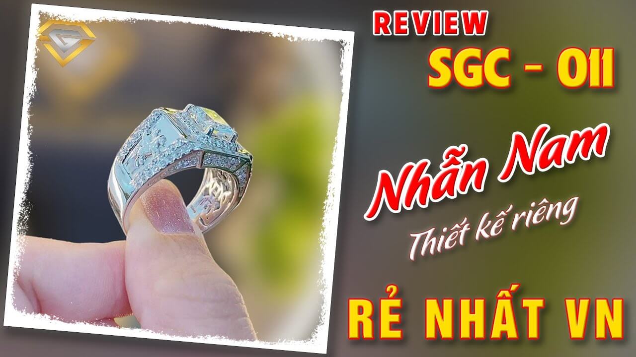 SGC-011 | Nhẫn nam thiết kế riêng RẺ NHẤT VN | SAIGONCARAT | Custom Jewelry Review