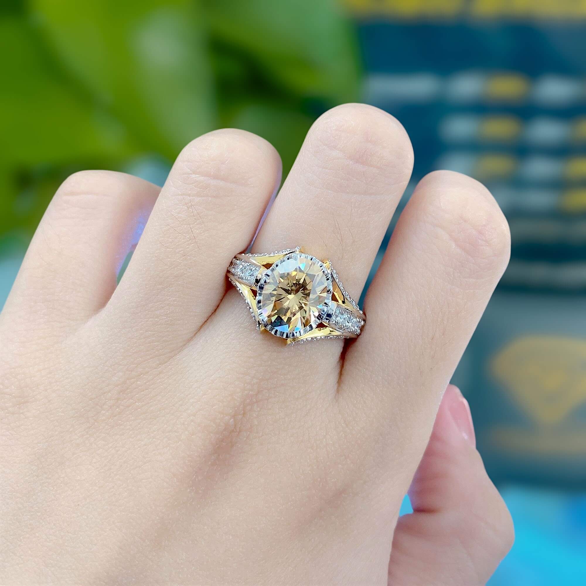 Nhẫn Đá Hình Bầu Dục – Vẻ Đẹp Của Sự Trưởng Thành